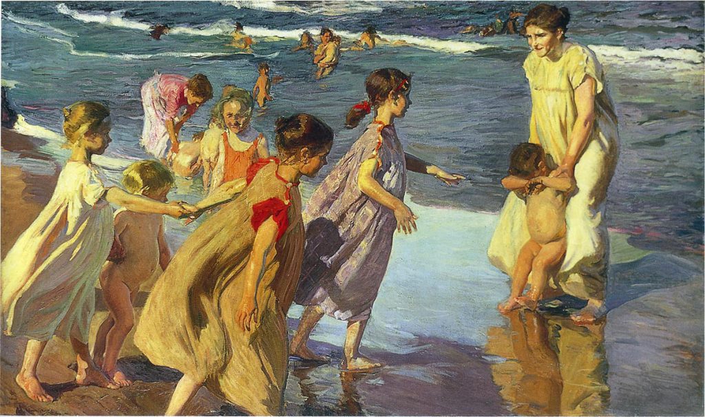 Joaquín Sorolla - L'été (huile sur toile) - 1904 La Havane, Museo Nacional Bellas Artes