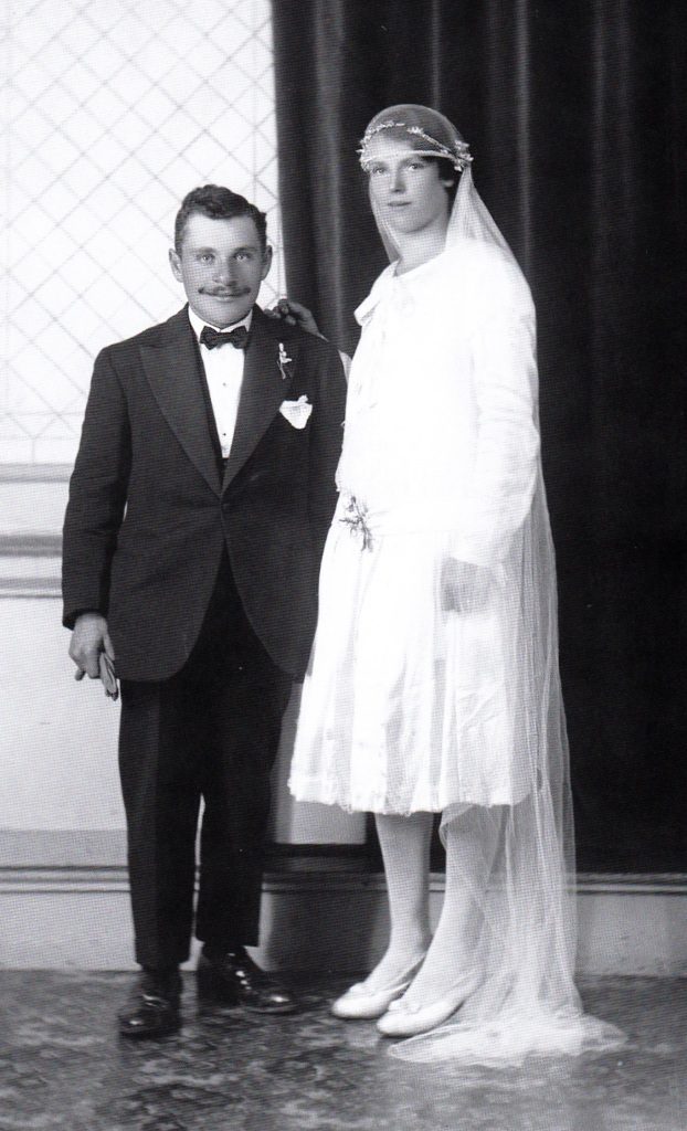 Photographie de couple (Pellerin) - Studio Édeline, 1928 