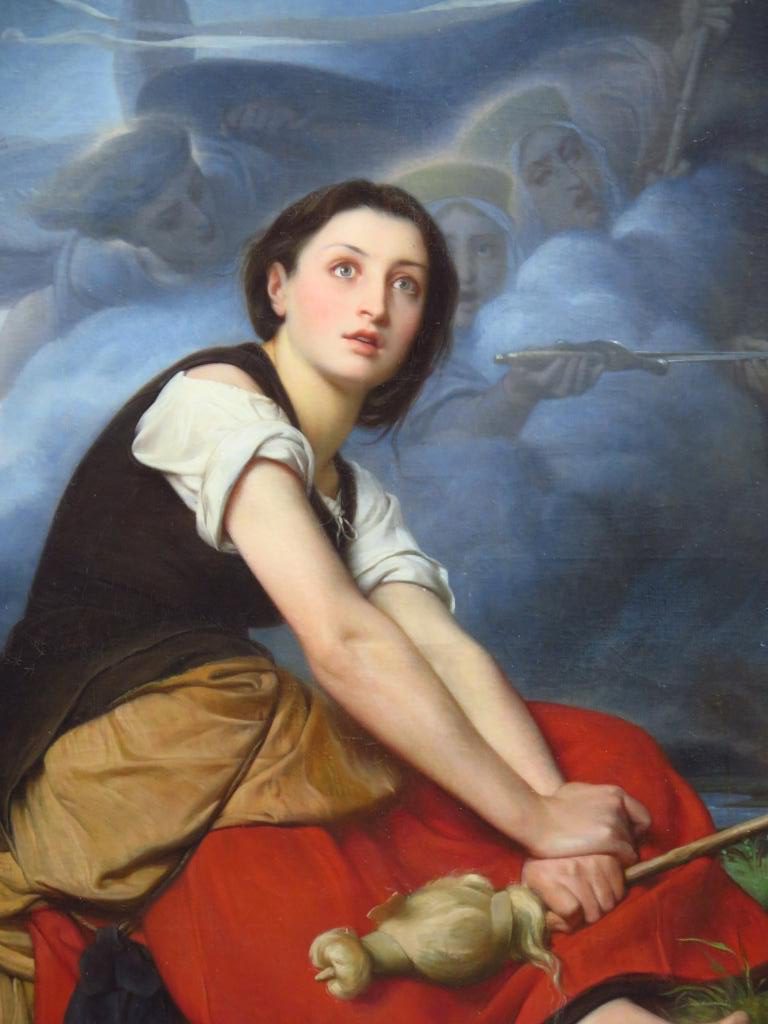 Jeanne d'Arc écoutant ses voix (détail) / Léon François Bénouville Musée des Beaux-Arts de Rouen, dépôt du Fonds National d'Art Contemporain